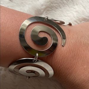 Silver color bracelet